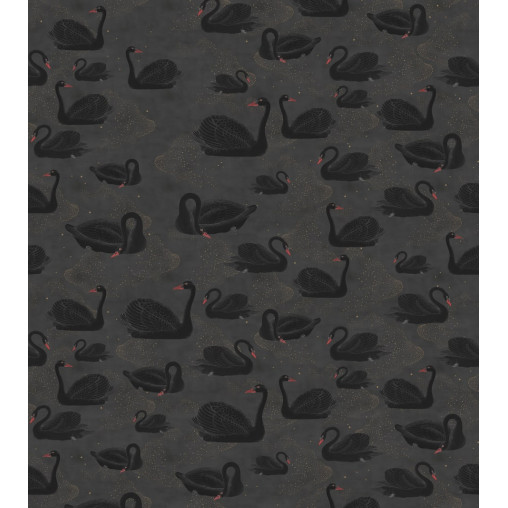 Tapet Cygne, Noir, Rebel Walls - Img 2