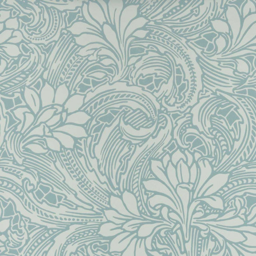 Tapet Eden, Soft Teal, 1838 Wallcoverings, 5.3mp / rola - Img 2