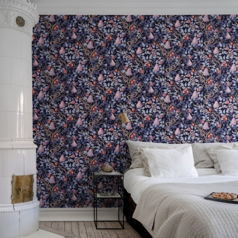 Tapet Fruit Garden, Lilac, Rebel Walls, 5 mp / rola