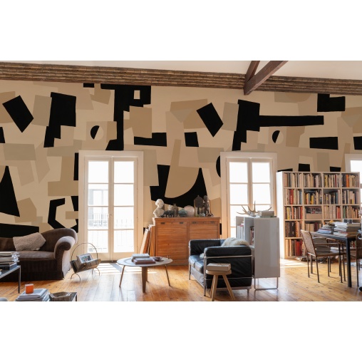 Tapet lavabil Cubic Experience, Black and White, TresTintas