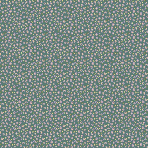 Tapet lavabil Funky Leopard, Turquoise, TresTintas 5mp / rola - Img 3