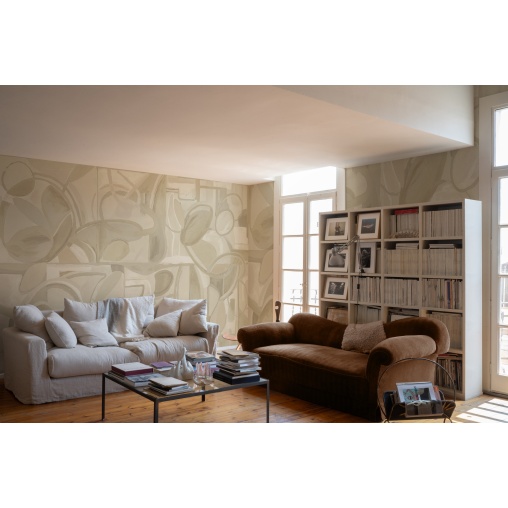 Tapet lavabil Giant Abstract, White, TresTintas