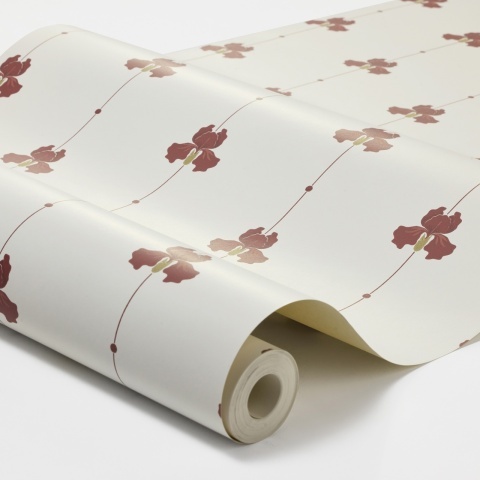 Tapet lavabil, Gotain Sweet Pea Burgundy 5686, 5.3mp / rola - Img 4