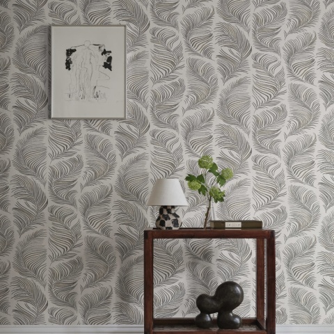 Tapet lavabil, Grace, Graphite, Sandberg, 5.3mp / rola - Img 3