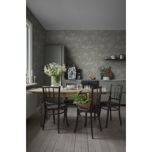 Tapet lavabil Malin Sage Green, Sandberg, 5.3mp / rola