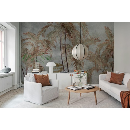 Tapet Palm Trees, Gray, Rebel Walls