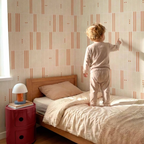 Tapet, PlayBlocks, Peach, Coordonne, 5mp / rola - Img 2