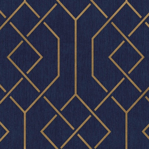 Tapet Trellis, Ultramarine, Coordonne, 5mp / rola - Img 2