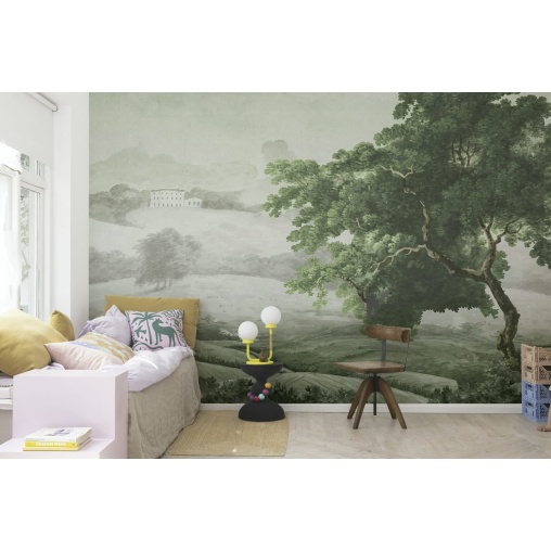 Tapet Vintage Tree, Soft Green, Rebel Walls - Img 3