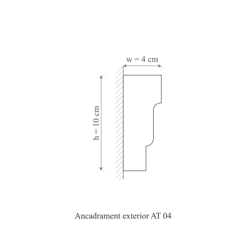 Ancadrament exterior AT04A-10x4x200cm - Img 2