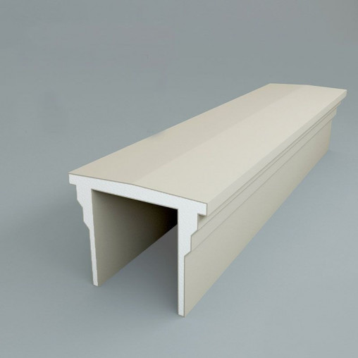 Capac decorativ pentru gard GT02.3A - 42x18.5x200 cm