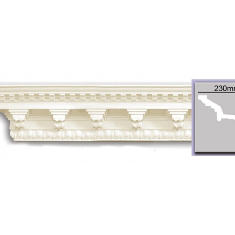 Cornisa poliuretan K131 - 22x23x200 cm - Img 3