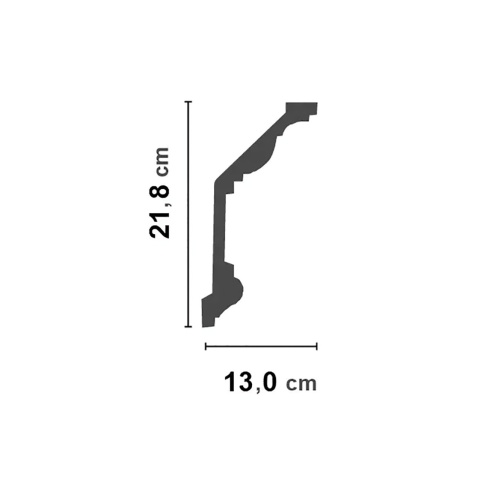 Cornisa poliuretan P825 - 21.8x13x200 cm - Img 2