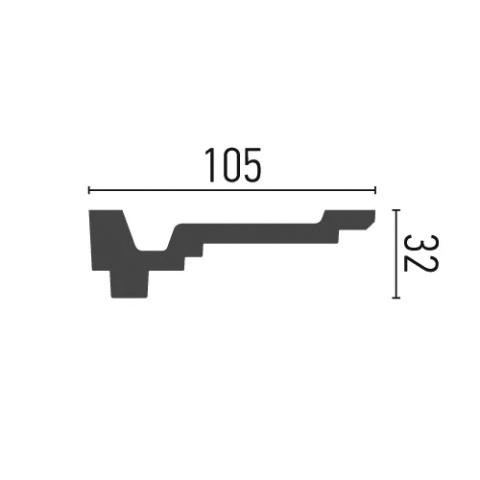 Cornisa poliuretan P896-3.2x10.5x200 cm - Img 2