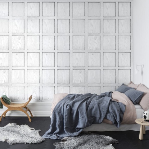 Fototapet, 3D Panel, White, Rebel Walls - Img 6