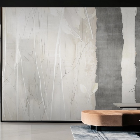 Fototapet Abstract Marron et Beige Froisse Rêve MF203 - Img 2