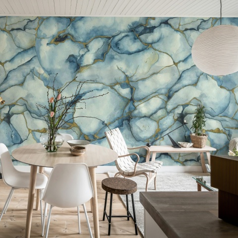 Fototapet, Agate Dreams, Blue, Rebel Walls - Img 3