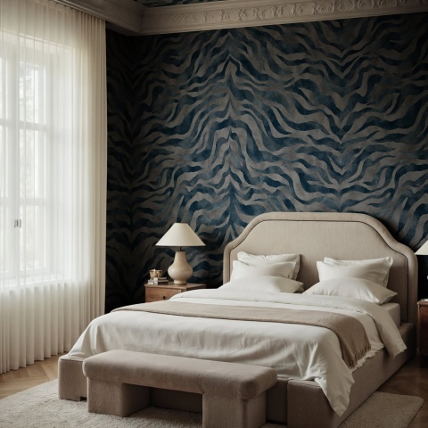 Fototapet, Animal Luxe, Blue, Rebel Walls - Img 3