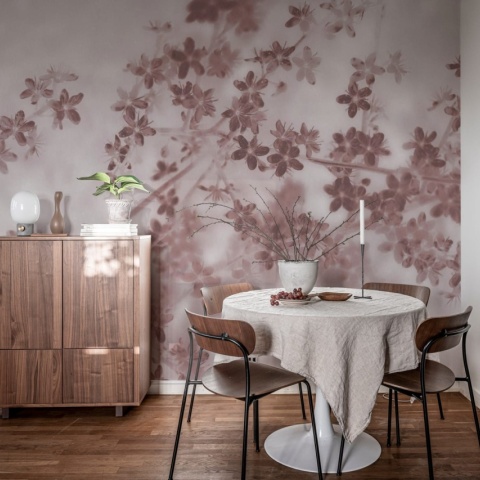Fototapet, Apple Bloom, Pink, Rebel Walls - Img 3