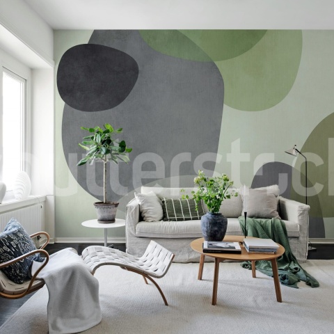 Fototapet, Art Petals, Green, Rebel Walls - Img 3