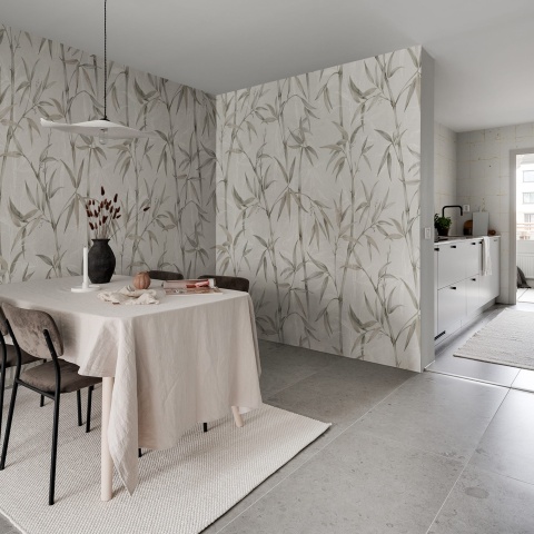 Fototapet, Bamboo Garden, Pearl, Rebel Walls - Img 3