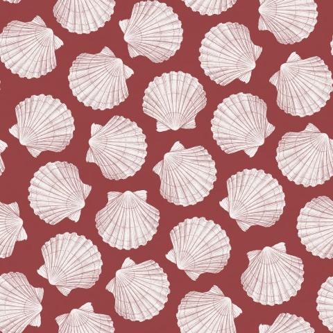 Fototapet, Bold Shell, Red, Rebel Walls - Img 2