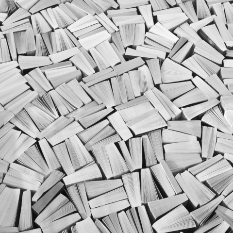 Fototapet, Books, White, Rebel Walls - Img 2