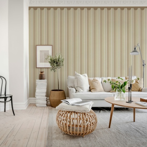 Fototapet, Border Stripe, Beige, Rebel Walls - Img 3