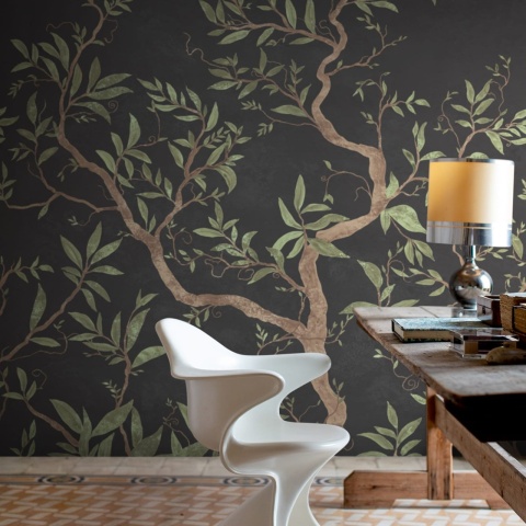 Fototapet, Branches of Dreams, Black, Rebel Walls