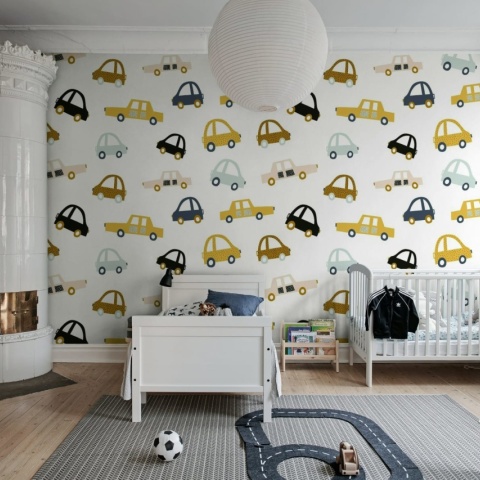 Fototapet, Cars, Pastel, Rebel Walls