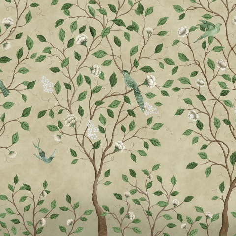 Fototapet, Chinoiserie Dream, Beige, Rebel Walls - Img 2