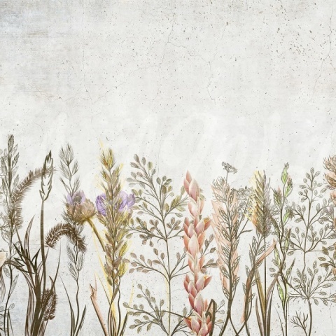 Fototapet, Concrete Meadow, Pastel, Rebel Walls - Img 2