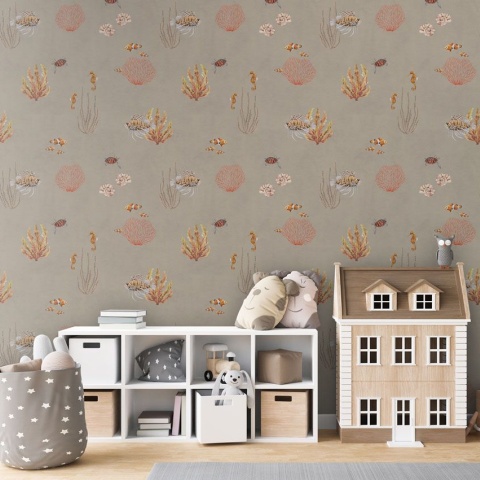 Fototapet Coral Garden - Brown, Kikki Belle - Img 4