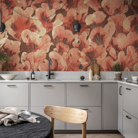 Fototapet, Corals, Red, Rebel Walls - Img 4
