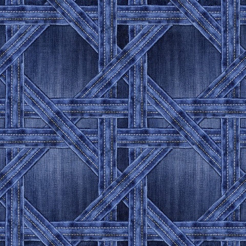 Fototapet, Denim Trellis, Rebel Walls - Img 2