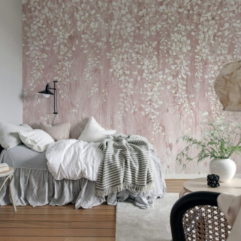 Fototapet, Draped Blossoms, Pink, Rebel Walls - Img 4
