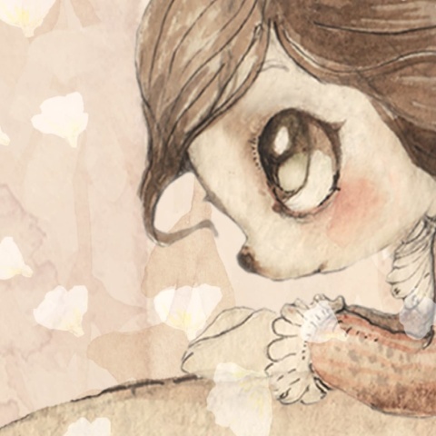 Fototapet, Dream Forest Girl, Sandy Pink, Rebel Walls - Img 8