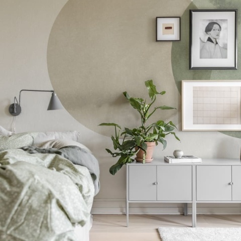 Fototapet, Eclipse, Beige Green, Rebel Walls - Img 7