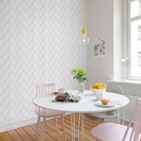 Fototapet, Fishbone Tiles, Rebel Walls - Img 5