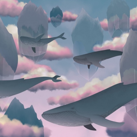 Fototapet, Floating Diamonds, Rebel Walls - Img 2