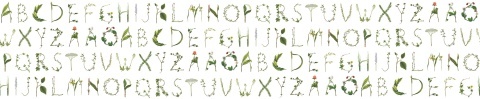 Fototapet, Floral Alphabet, Rebel Walls - Img 2