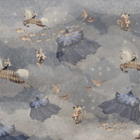 Fototapet, Flying Circus, Sky Blue, Rebel Walls - Img 6