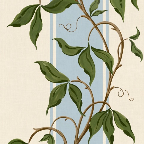 Fototapet, Garden Stripe, Light Blue, Rebel Walls - Img 2