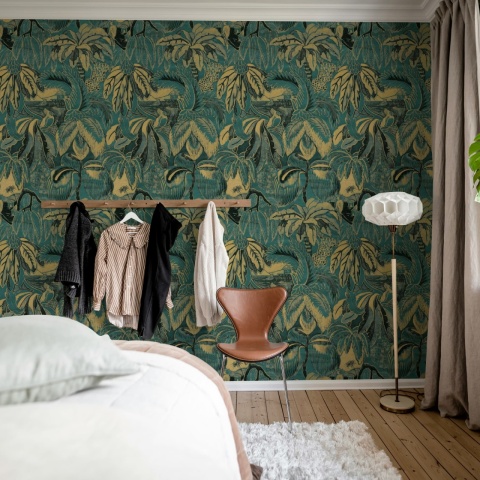 Fototapet, Golden Mirage, Teal, Rebel Walls