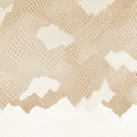 Fototapet, Golden Mountains, Sand, Rebel Walls - Img 2