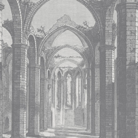 Fototapet, Gothic Arches, Grey, Rebel Walls - Img 2
