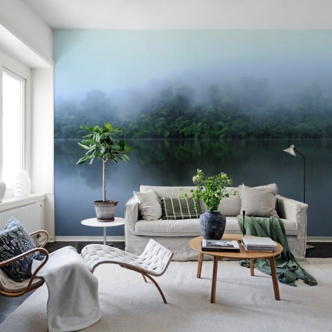 Fototapet, Hazy Lake, Rebel Walls
