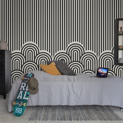 Fototapet, Hilltops, Graphic, Rebel Walls