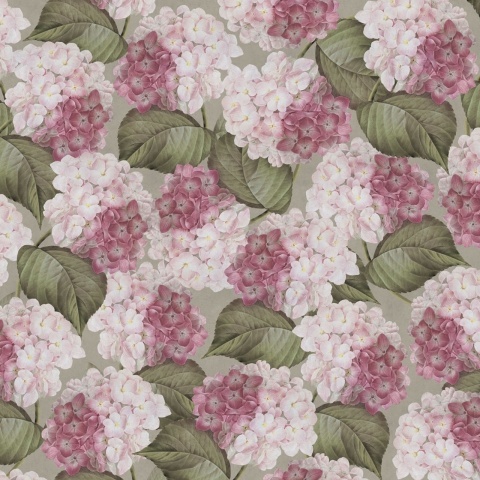 Fototapet, Hydrangea, Pink, Rebel Walls - Img 2