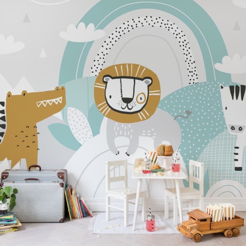 Fototapet, Jolly Jungle, Soft, Rebel Walls